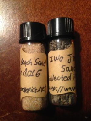 Set Of Normandy Beach And Iwo Jima Sands